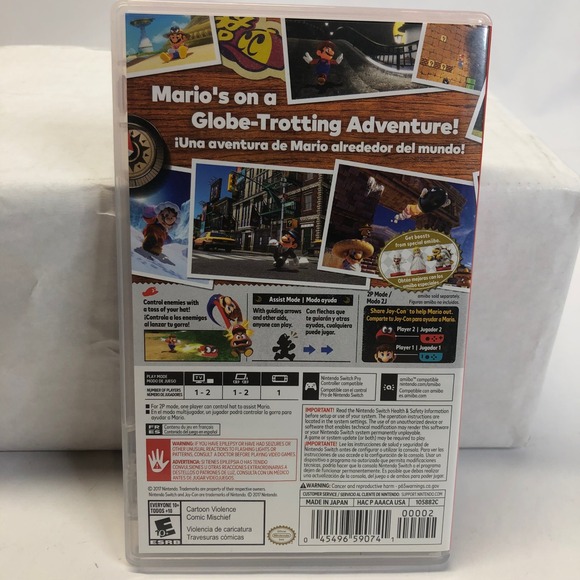 Super Mario Odyssey Nintendo Switch Video Game Complete Tested Works - Picture 3 of 4